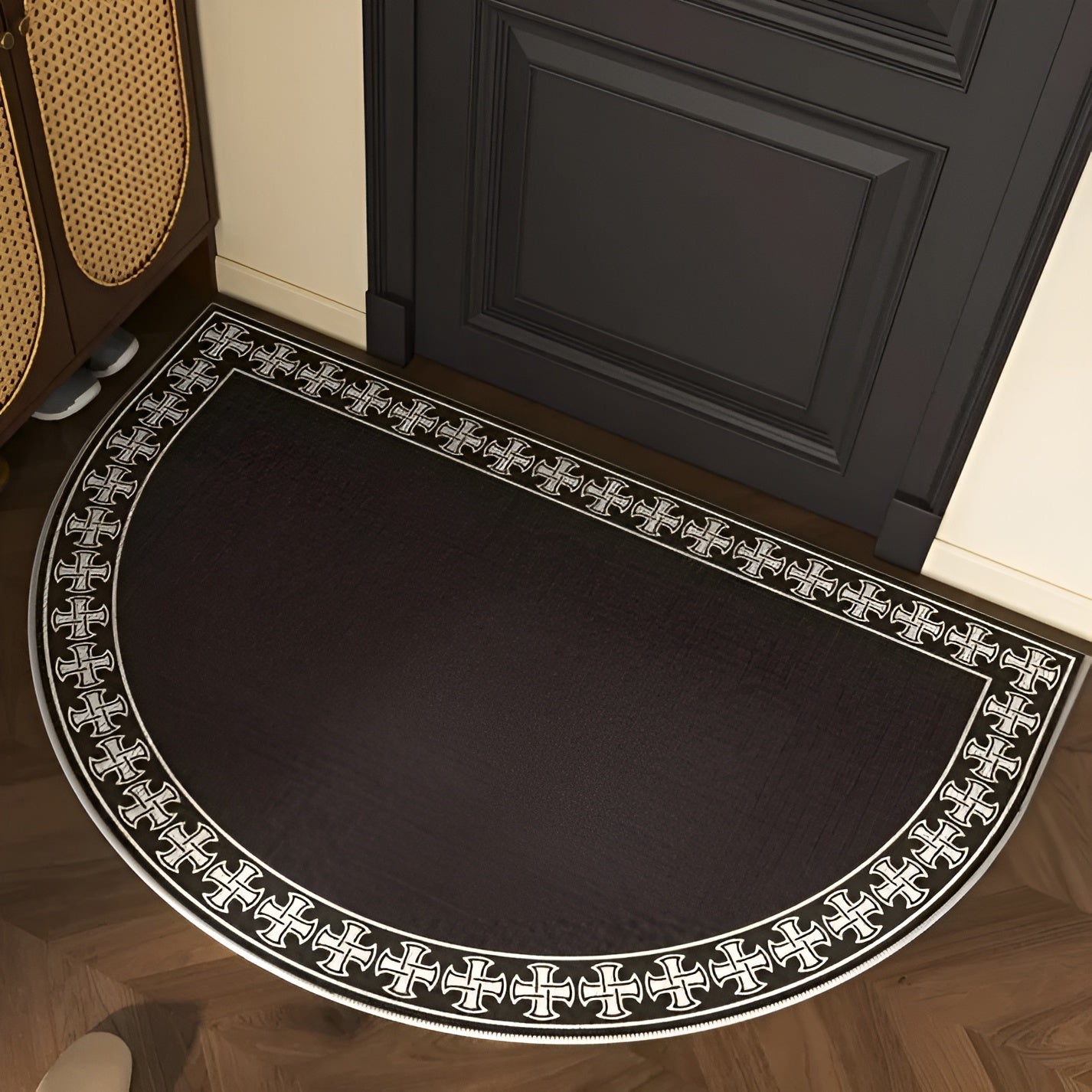 Semicircular Doormat — Non-Slip Welcome Mat