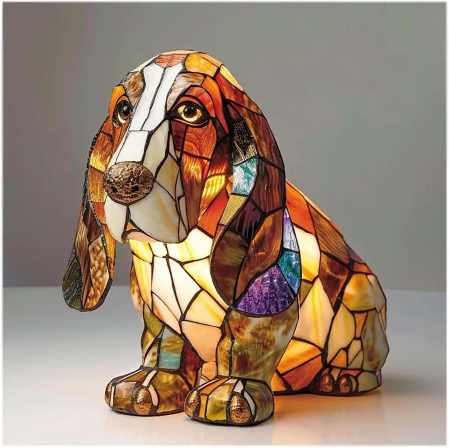 Artistic LED Dog Night Light — Cozy Decor Glow 30