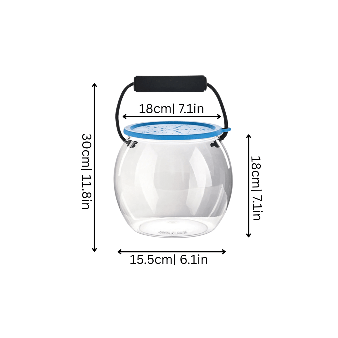 Portable Clear Aquarium — Observe Fish & Plants 3
