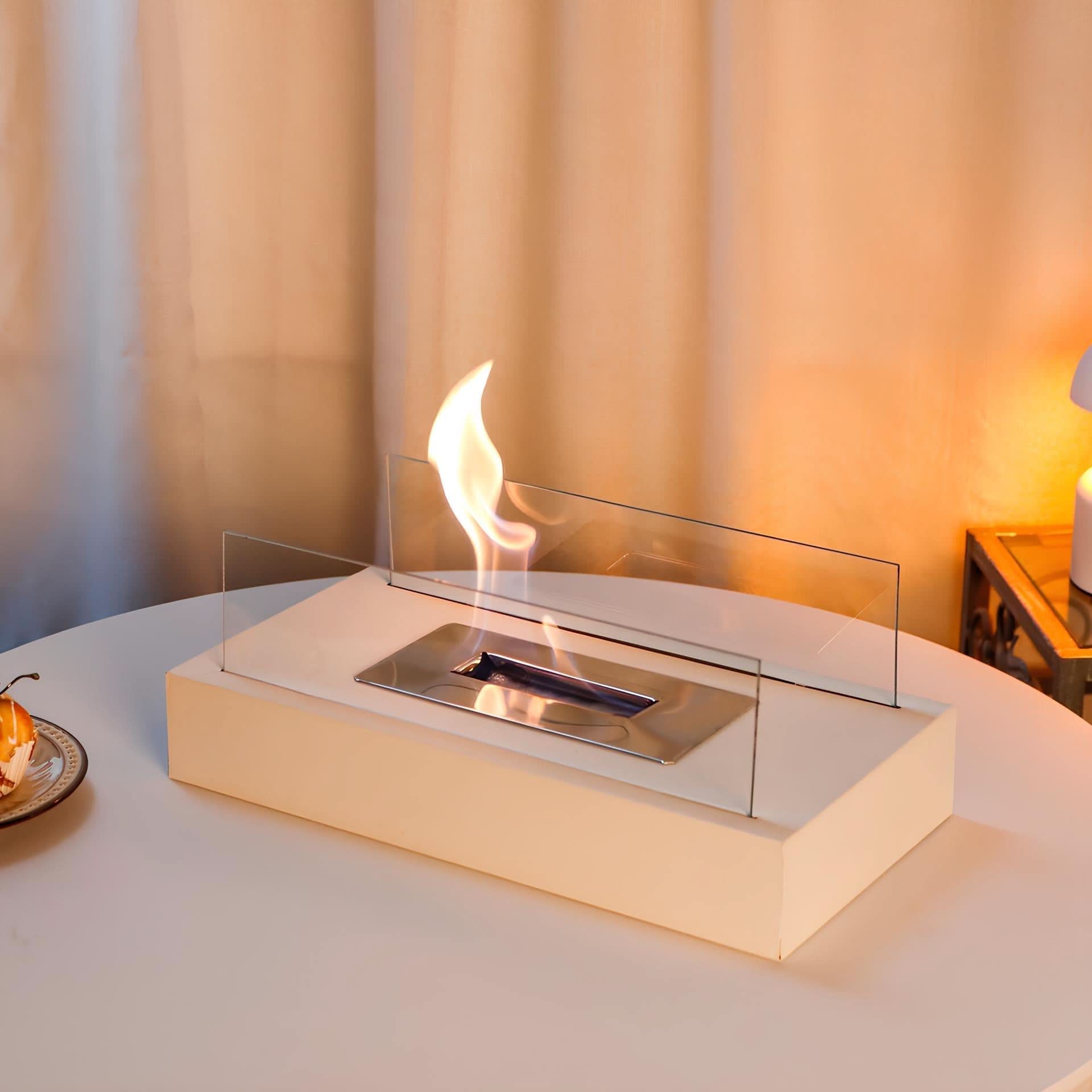 Tabletop Bioethanol Fireplace — Portable Indoor & Outdoor