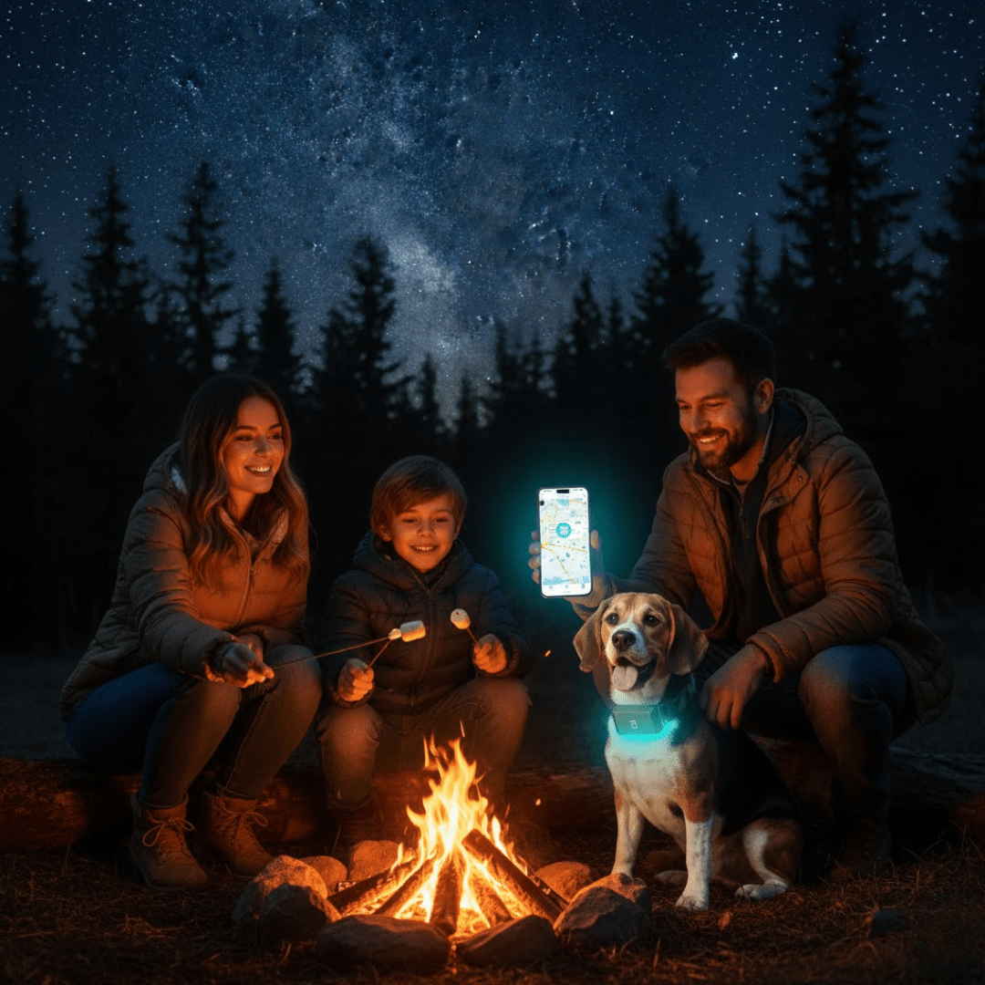Waterproof GPS Dog Collar — Real-Time Geofence Alerts