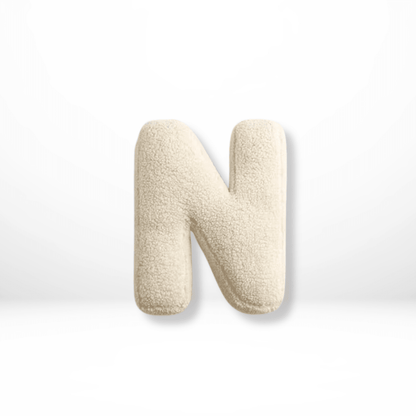 Personalized Velvet Alphabet Pillow for Sofa & Bed