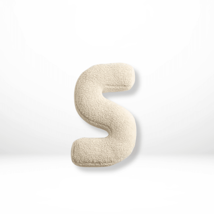 Personalized Velvet Alphabet Pillow for Sofa & Bed
