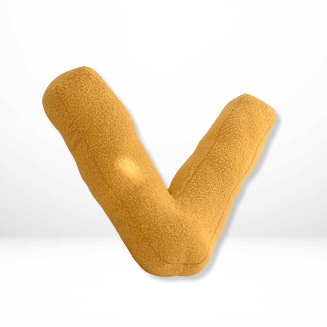 Personalized Velvet Alphabet Pillow for Sofa & Bed