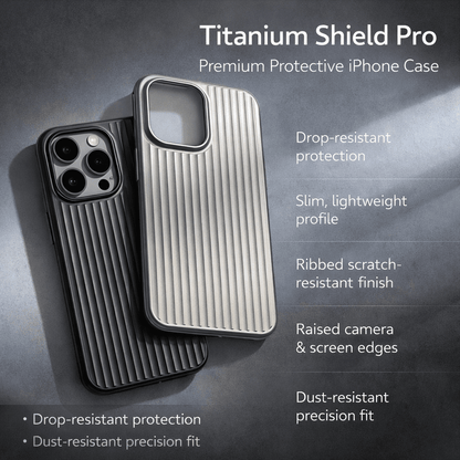 Slim iPhone Case — Raised-Edge Drop Protection