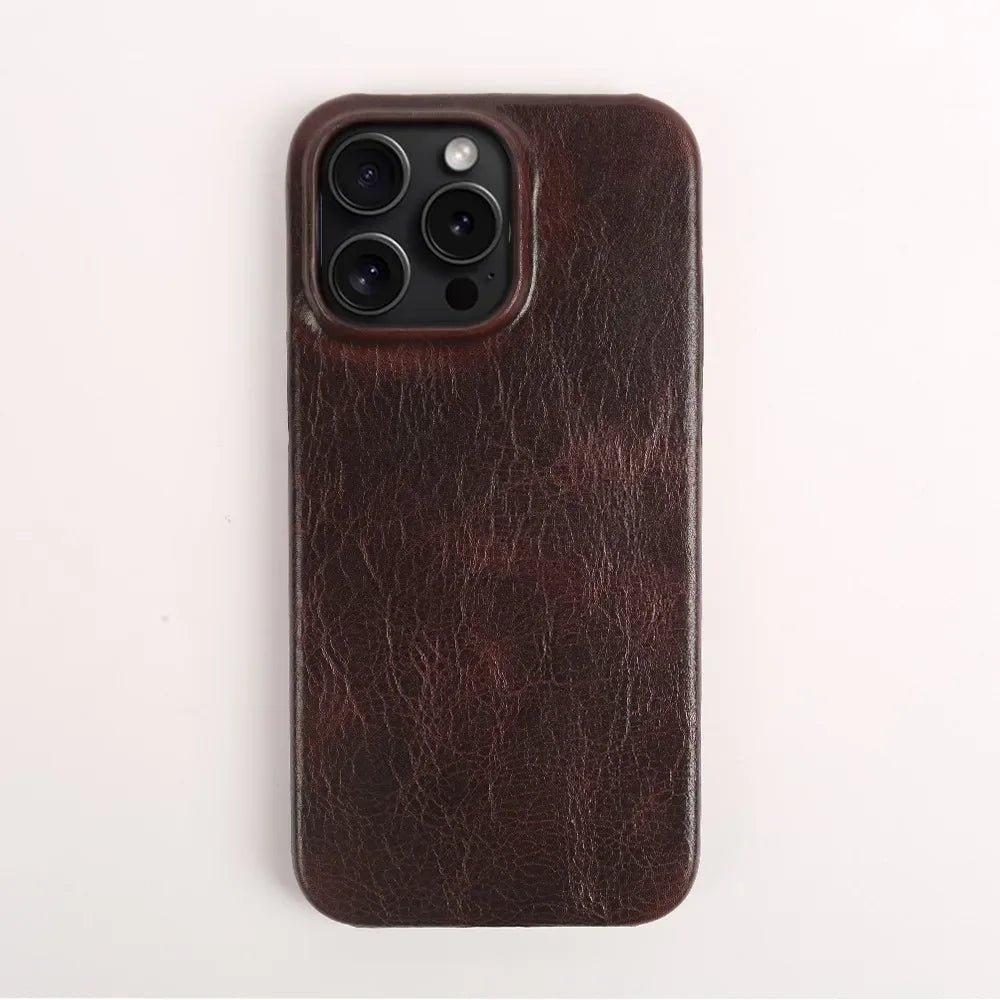 Genuine Leather iPhone Case — Handmade & Durable