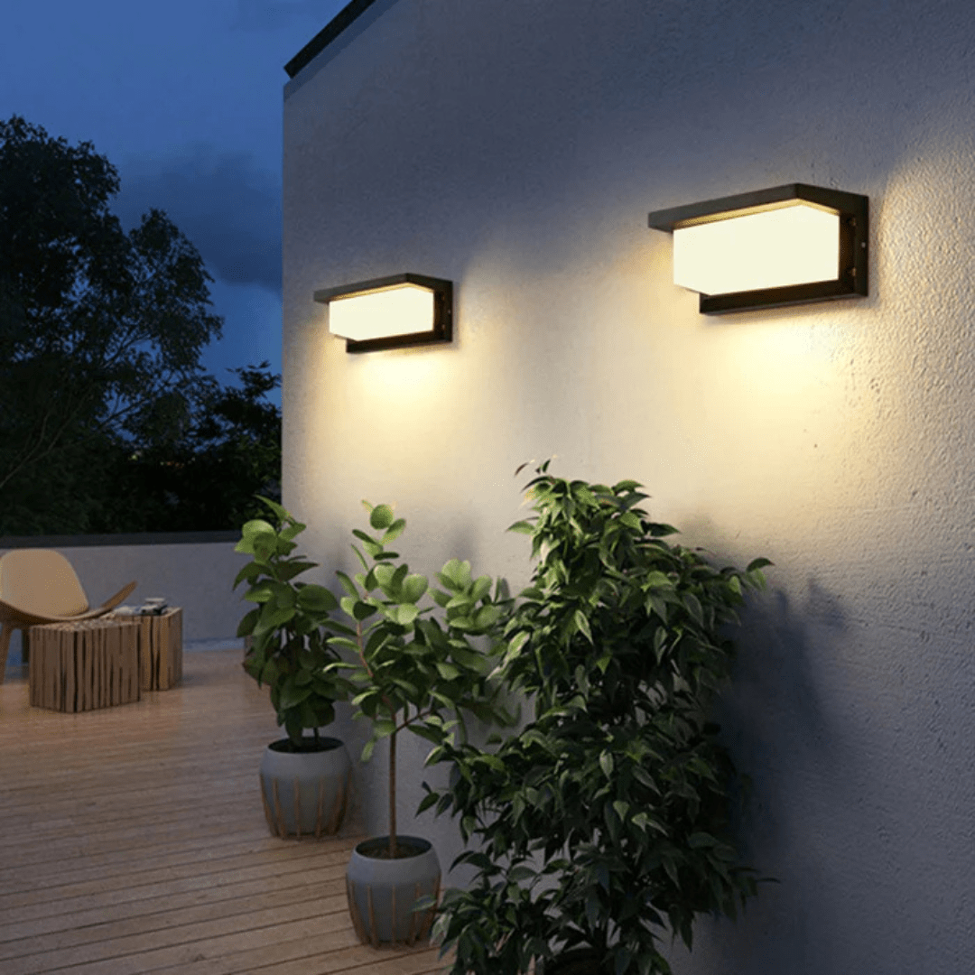 LED Outdoor Wall Lamp — Motion Sensor