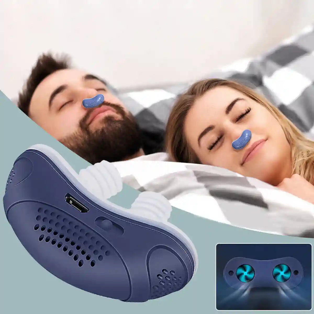 Micro CPAP — Compact Anti-Snoring Sleep Device