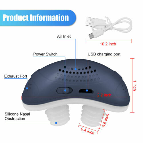 Micro CPAP — Compact Anti-Snoring Sleep Device