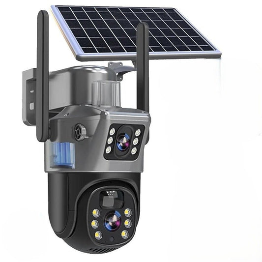 Solar 4K WiFi Security Camera — 10x Zoom Surveillance