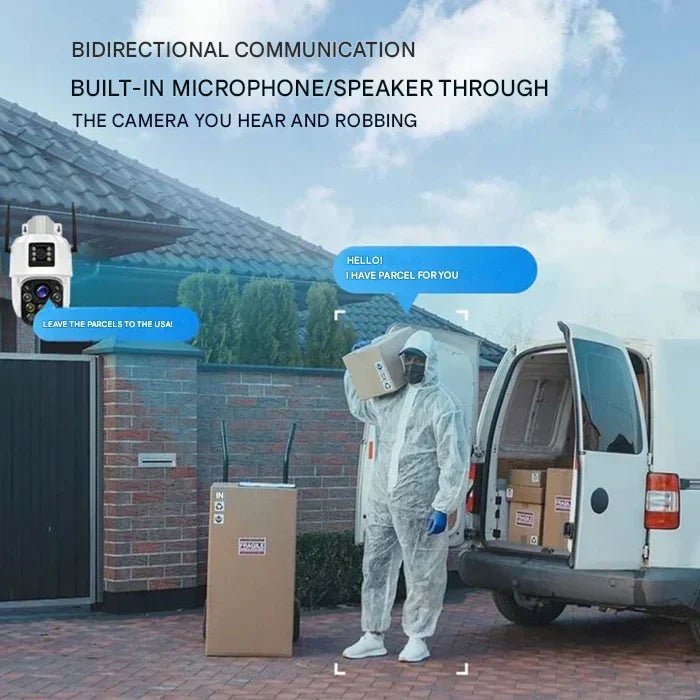 Solar 4K WiFi Security Camera — 10x Zoom Surveillance