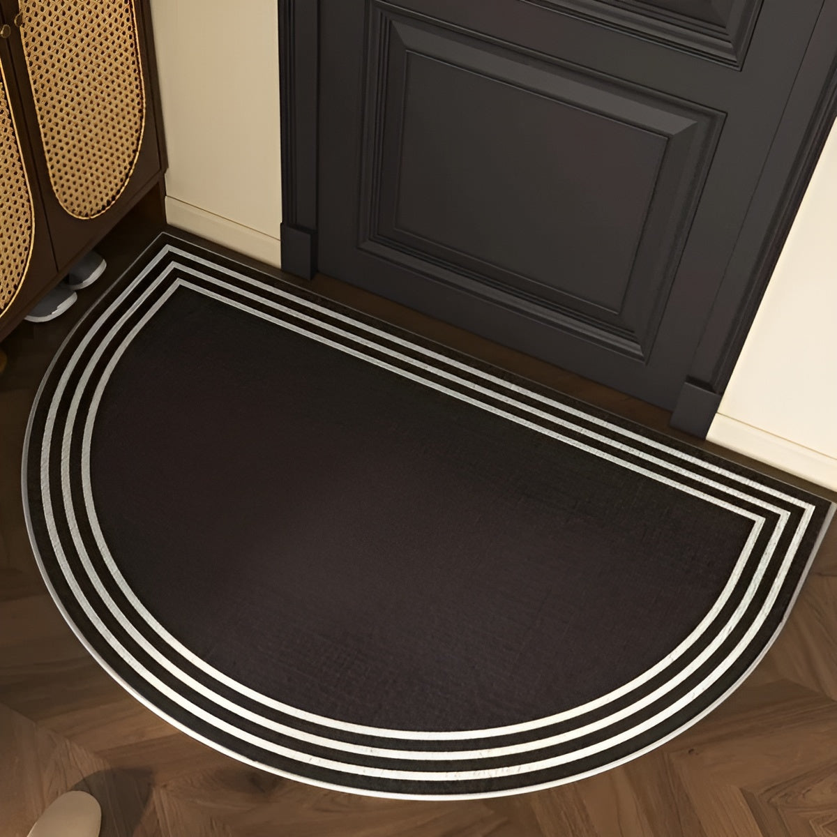 Semicircular Doormat — Non-Slip Welcome Mat