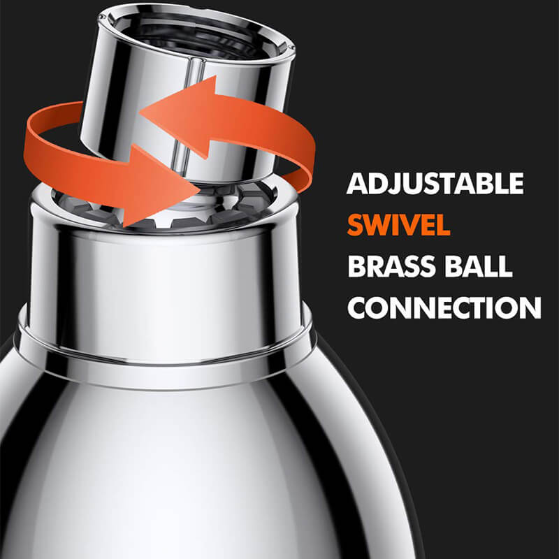AquaRidge - High Pressure Shower Head Anti-Clog Nozzles 4