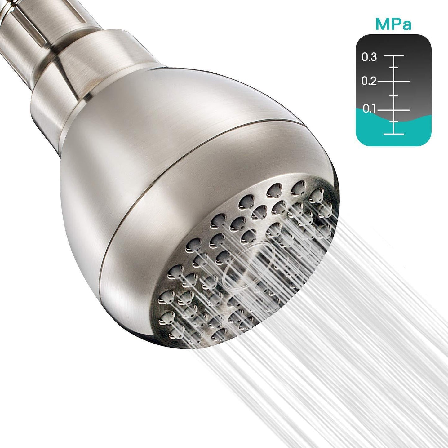AquaRidge - High Pressure Shower Head Anti-Clog Nozzles 7
