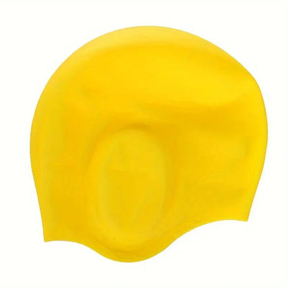 AquaShell - Silicone Swim Cap with Ear Protection 8