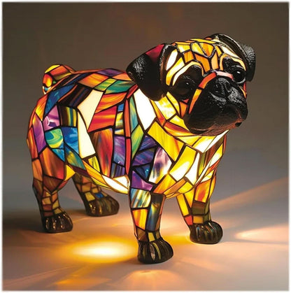 Artistic LED Dog Night Light — Cozy Decor Glow 15