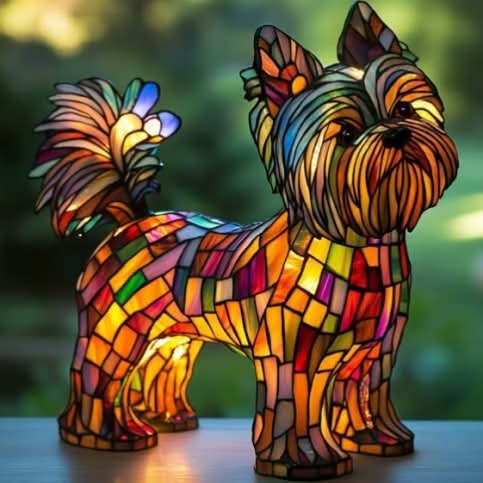 Artistic LED Dog Night Light — Cozy Decor Glow 21