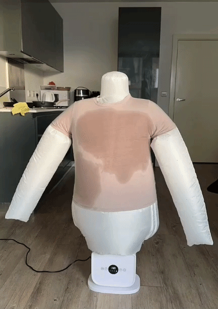 Automatic Ironing Machine 2-in-1 with Warm Drying 2