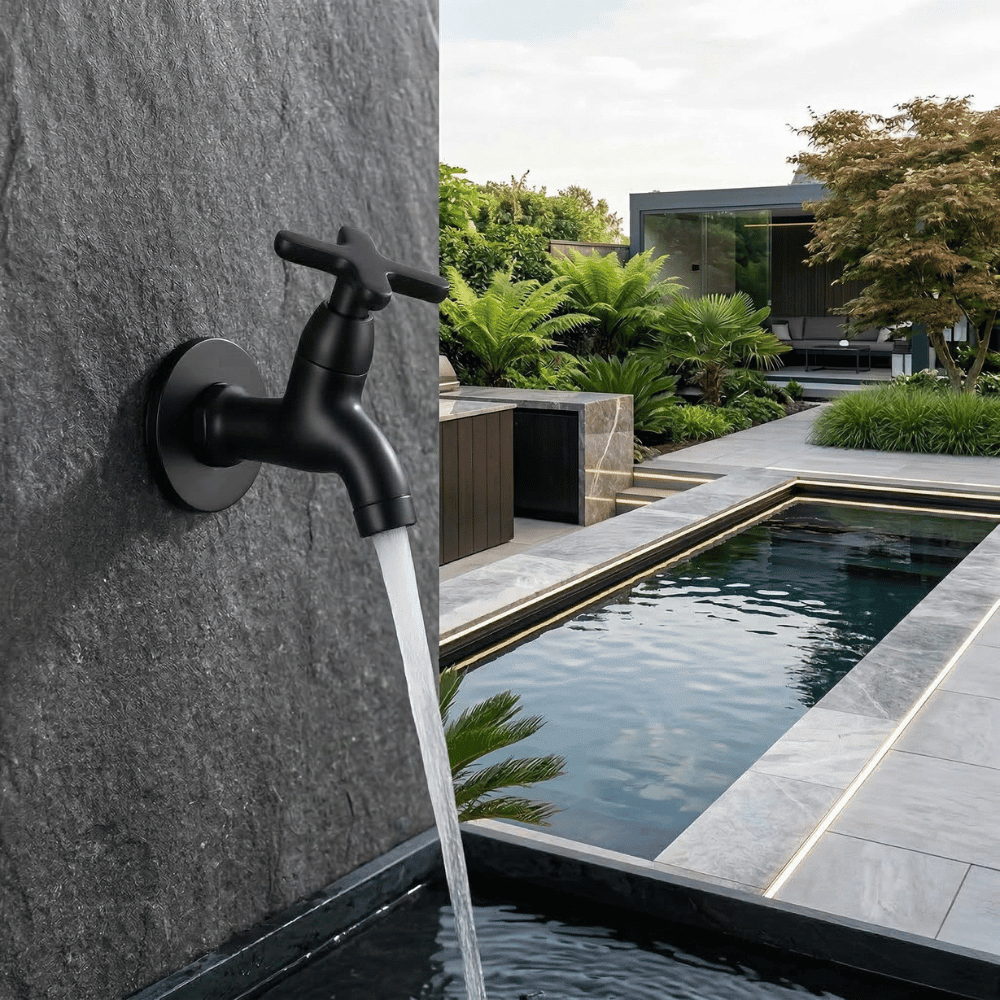 Brass Wall-Mounted Faucet for Kitchen & Bath 1