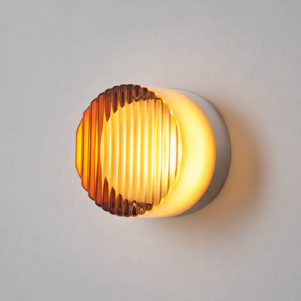 Circular Glass Wall Lamp — Modern LED Sconce 21