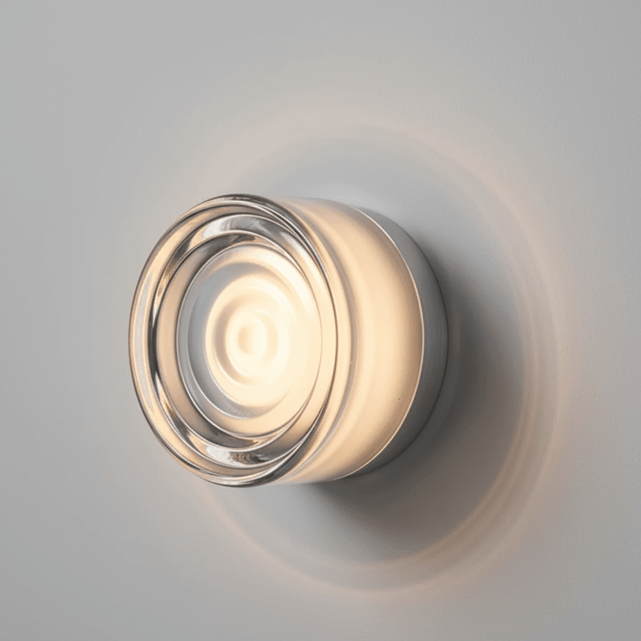 Circular Glass Wall Lamp — Modern LED Sconce 22