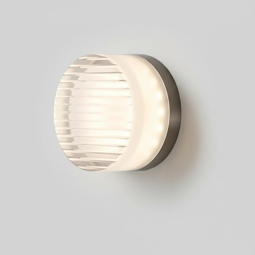 Circular Glass Wall Lamp — Modern LED Sconce 24