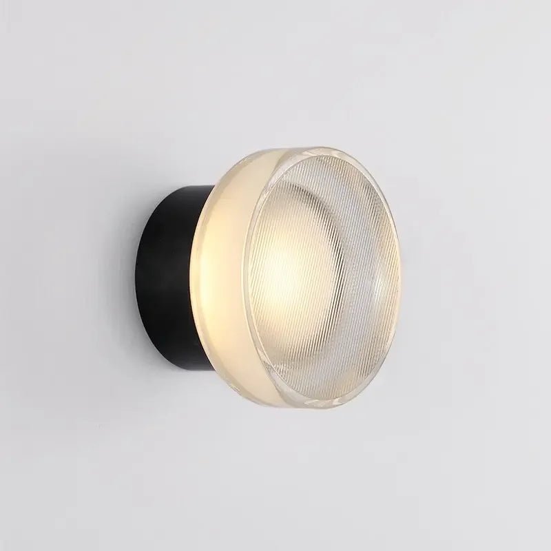 Circular Glass Wall Lamp — Modern LED Sconce 7