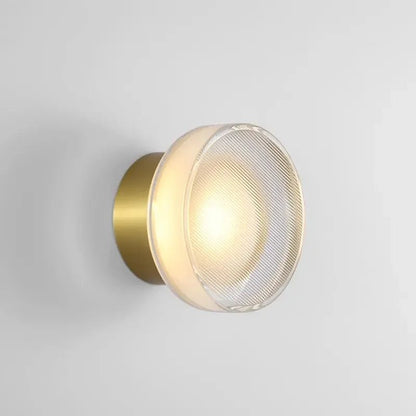 Circular Glass Wall Lamp — Modern LED Sconce 8