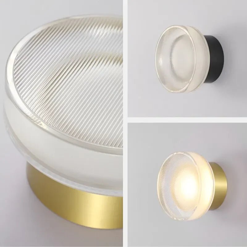 Circular Glass Wall Lamp — Modern LED Sconce 9