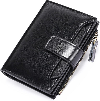 Valcroft - Compact Leather Wallet RFID Blocking