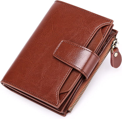 Valcroft - Compact Leather Wallet RFID Blocking