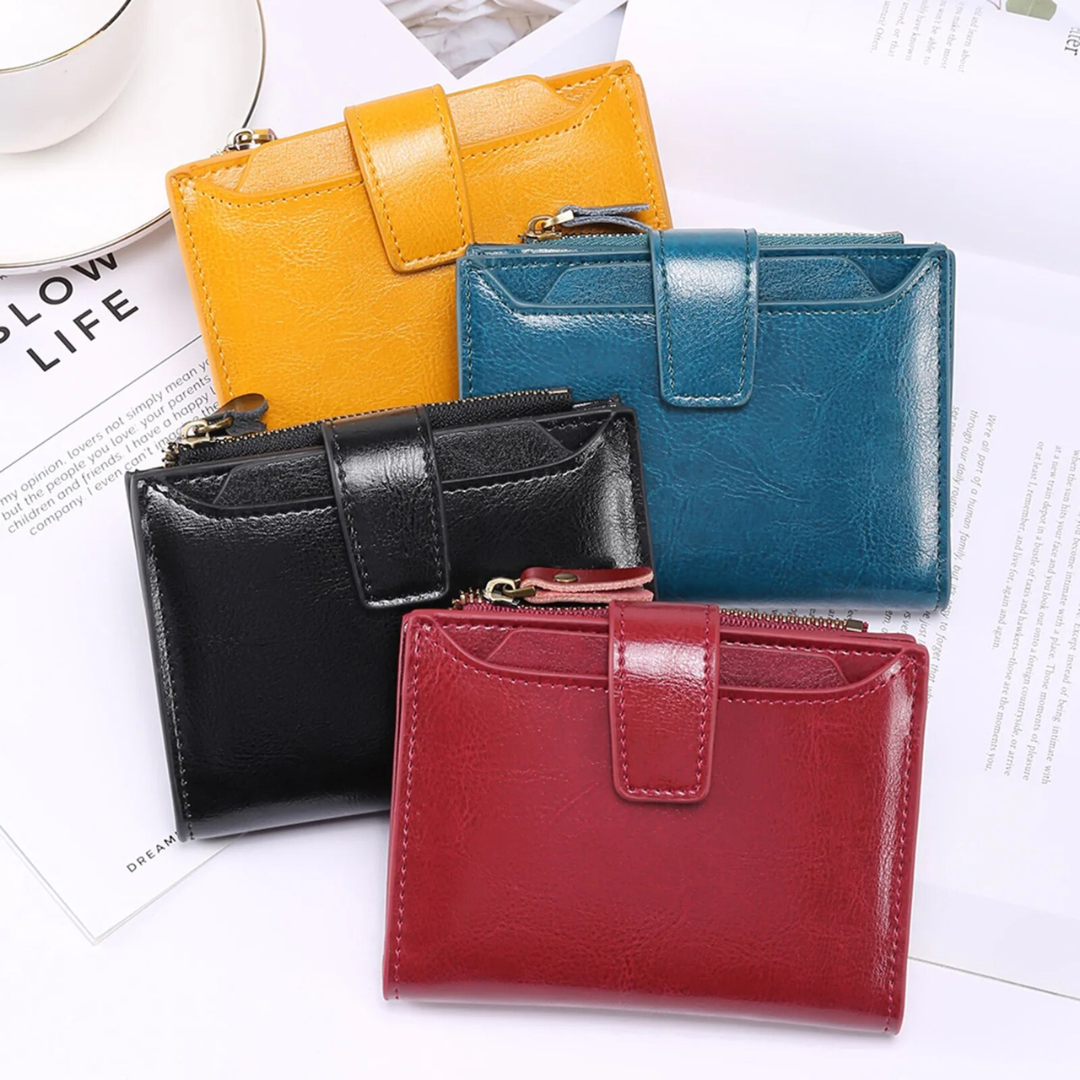 Valcroft - Compact Leather Wallet RFID Blocking