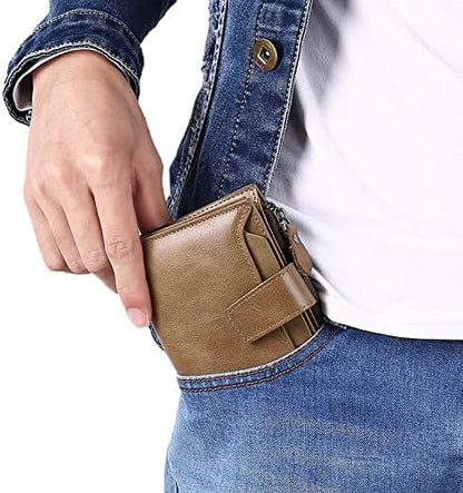 Valcroft - Compact Leather Wallet RFID Blocking