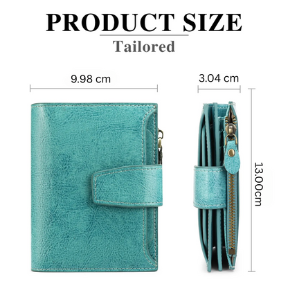 Valcroft - Compact Leather Wallet RFID Blocking
