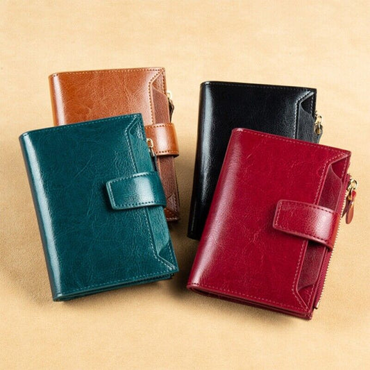 Valcroft - Compact Leather Wallet RFID Blocking