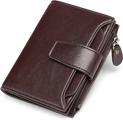 Valcroft - Compact Leather Wallet RFID Blocking