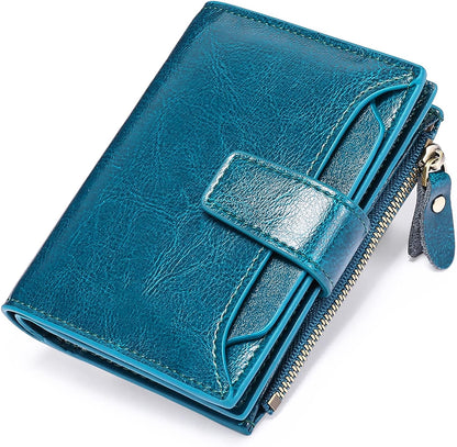 Valcroft - Compact Leather Wallet RFID Blocking