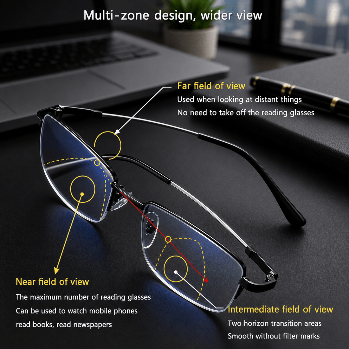 FocusPlus - Progressive Multifocal Reading Glasses 4