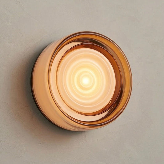 Lumevara - Glass Wall Sconce with Integrated LED 1