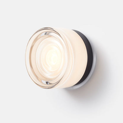 Lumevara - Glass Wall Sconce with Integrated LED 12