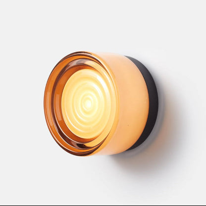 Lumevara - Glass Wall Sconce with Integrated LED 16