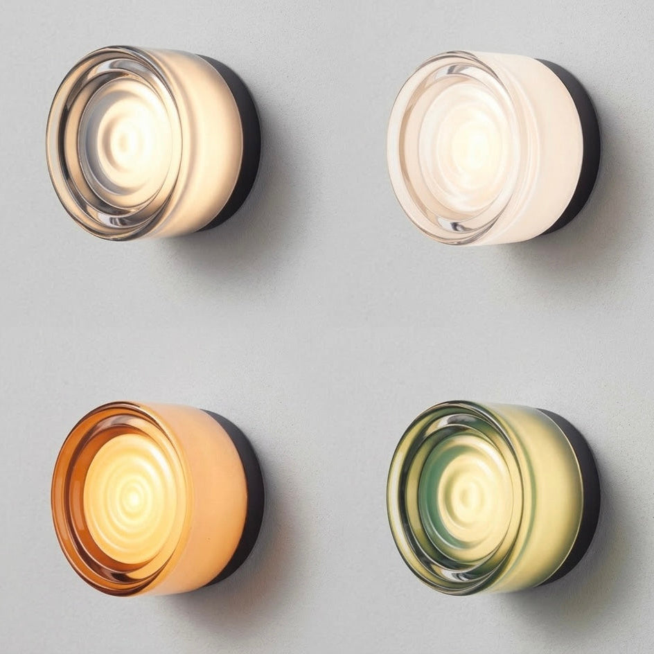 Lumevara - Glass Wall Sconce with Integrated LED 5