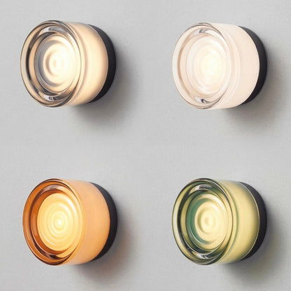 Lumevara - Glass Wall Sconce with Integrated LED 5