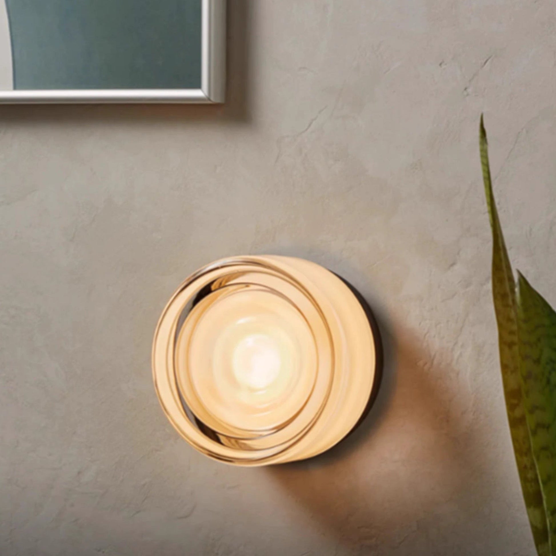 Lumevara - Glass Wall Sconce with Integrated LED 6