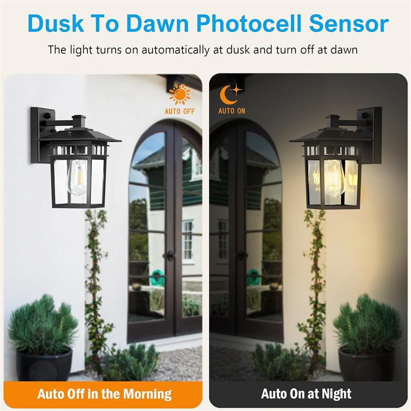 Lumivast - Outdoor Wall Lantern Waterproof E27 Light 11