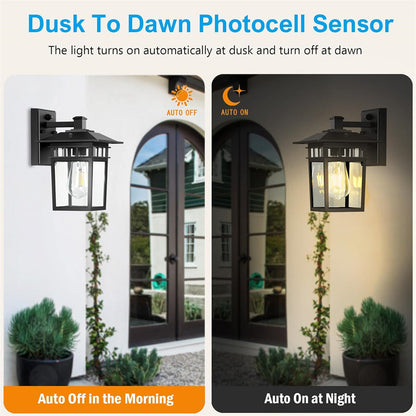 Lumivast - Outdoor Wall Lantern Waterproof E27 Light 11