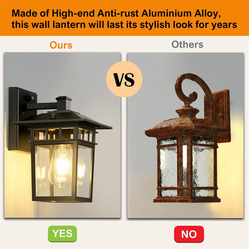 Lumivast - Outdoor Wall Lantern Waterproof E27 Light 13