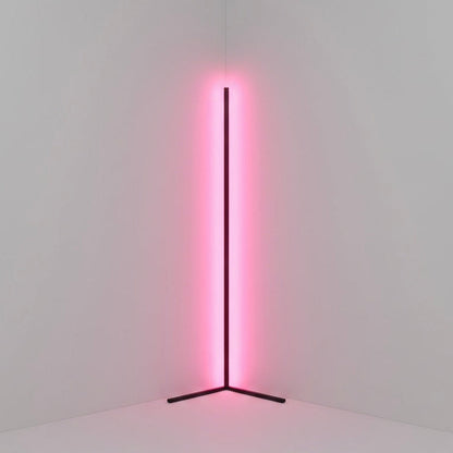 Lumivex smart corner floor lamp in RGB colour mode