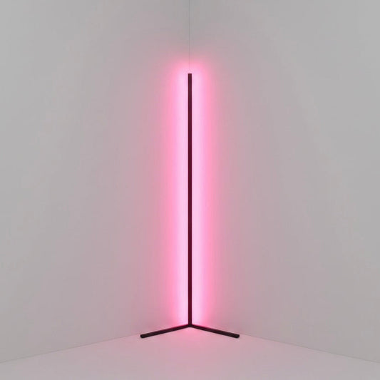 Lumivex smart corner floor lamp in RGB colour mode