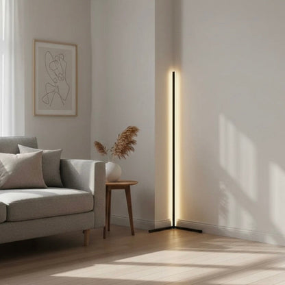 Lumivex floor lamp with app control showing colour selection